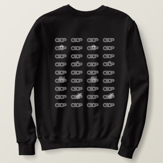 2025 Zwart CSOP Sweatshirt (Design achterkant)