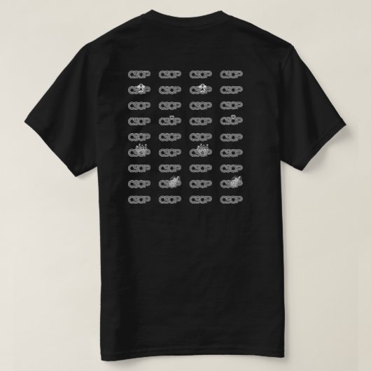2025 Zwart CSOP T-shirt (Design achterkant)