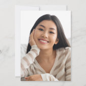 2025 Zwart Gouden Agaat Foto Afstuderen Kaart (Achterkant)