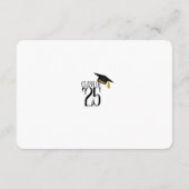 2025 Zwart-wit Afstuderen Informatiekaartje (Achterkant)