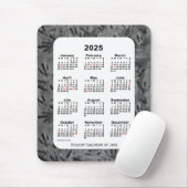 2025 Zwarte Art Holiday Agenda van Janz Muismat (Met muis)