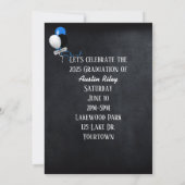 2025Blauw Afstuderen Petten in de lucht Kaart (Achterkant)