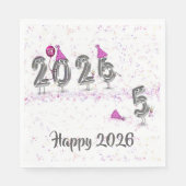 2025Nieuwjaarsfeest Humor Servet (Voorkant)