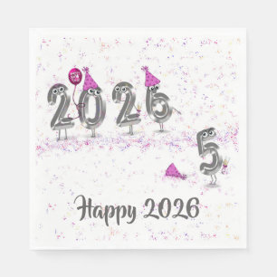 2025Nieuwjaarsfeest Humor Servet