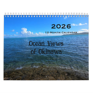 2026 12-Maand Okinawan Ocean Uitzichten Kalender