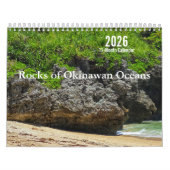 2026 12-Month Rocks of Okinawan Oceans Calendar Kalender (Hoes)
