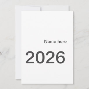 2026 2027 2028 naam titel hier jaar vet letter kaart
