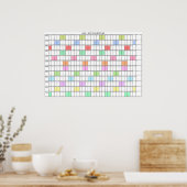2026 - 2027 Academisch Jaar Wand Planner Kalender Poster (Keuken)
