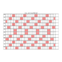 2026 - 2027 Academisch Jaar Wandplanner Kalender