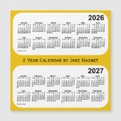 2026-2027 Gouden 2 Jaarkalender van Janz (Voorkant)