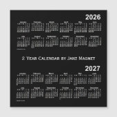 2026-2027 Neon White 2 Year Agenda van Janz (Voorkant)