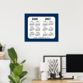 2026-2027 Politiebox Blauwe Schoolkalender van Jan Poster (Thuiskantoor)