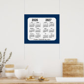 2026-2027 Politiebox Blauwe Schoolkalender van Jan Poster (Keuken)