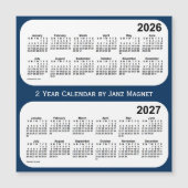 2026-2027 Politiedoos Blauw 2 jaar Agenda van Janz (Voorkant)