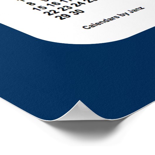 2026-2027 Politiedoos Blauwe Schoolagenda van Janz Poster (Hoek)