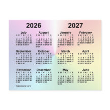 2026-2027 Regenboogwolk Schoolkalender door Janz