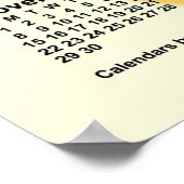 2026-2027 Zonnige Dagen Schooljaar Kalender van Ja Poster (Hoek)