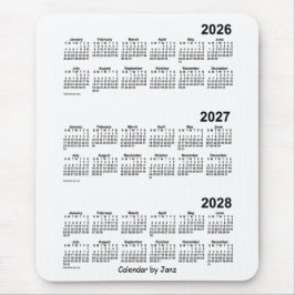 2026-2028 White 3 Year Agenda van Janz Muismat