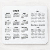 2026-2028 White 3 Year Agenda van Janz Muismat (Voorkant)