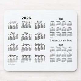 2026-2028 White 3 Year Agenda van Janz Muismat