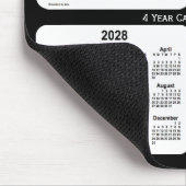 2026-2029 Agenda voor zwart-wit (4 jaar) van Janz Muismat (Hoek)