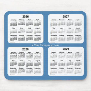 2026-2029 Steel Blue 4 Year Agenda van Janz Muismat