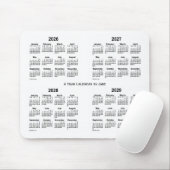 2026-2029 White 4 Year Agenda van Janz Muismat (Met muis)