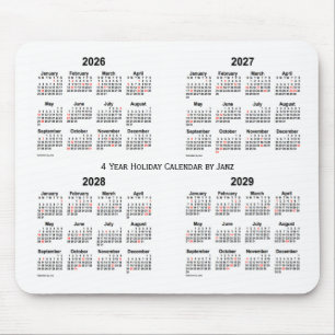 2026-2029 White Holiday Agenda van Janz Muismat