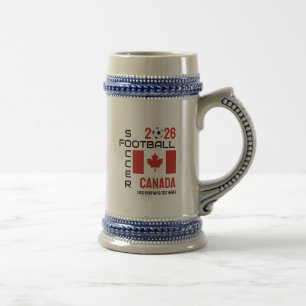2026 Aangepaste Canadese Vlag Voetbal CANADA VOETB Bierpul