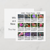 2026 Aangepaste Foto Bloemkalender start op zondag (Voorkant / Achterkant)