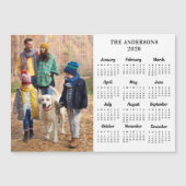 2026 Aangepaste foto en familienaam 12 maanden Kal (Voorkant)