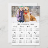 2026 Aangepaste Foto Huisdier Puppy Hond 12 Maand  Feestdagenkaart (Voorkant)