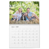 2026 Aangepaste foto Maak je eigen familie Kalender (Mar 2027)