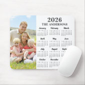 2026 Aangepaste foto Moderne familie 12 maanden Ka Muismat (Met muis)