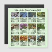 2026 Aangepaste Fotoboom Kalender Zondag start (Voorkant / Achterkant)