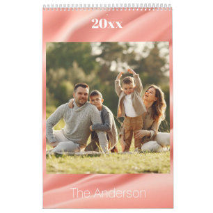 2026 Aangepaste gezelfamiliefoto Kalender