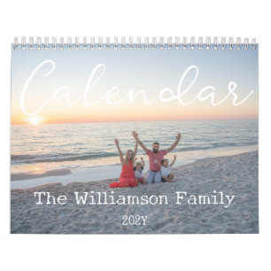 2026 Aangepaste wandkalender Familiefotogift Kalender