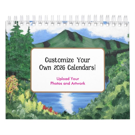 2026 Aanpasbare Kalender - Upload Uw Foto's (Hoes)