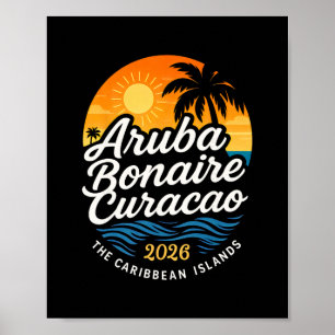 2026 Abc-eilanden Aru Bonaire Curacao Cruise Vakan Poster
