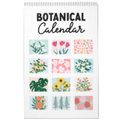 2026 Abstracte botanische kalender (Hoes)