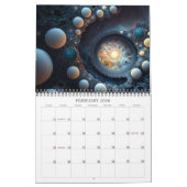 2026 Abstracte Kosmos Surreal Space Art Kalender (Feb 2026)