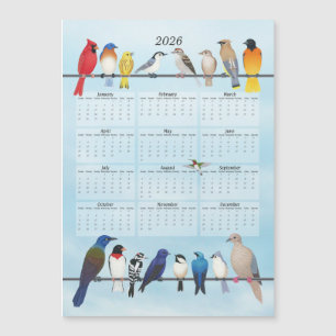 2026 achtertuin vogels kalender
