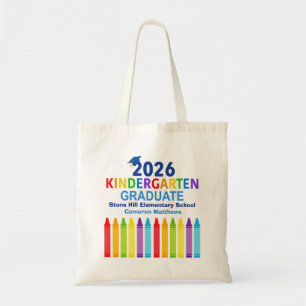 2026 Afgestudeerde Kleuter Cute Op Maat Gemaakte A Tote Bag