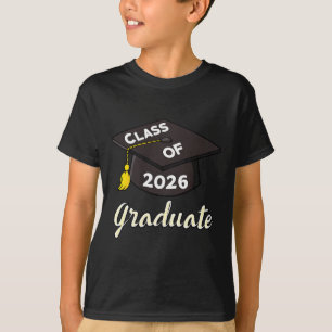 2026 Afgestudeerde Mortier Bord Hoed Premium Tri-b T-shirt