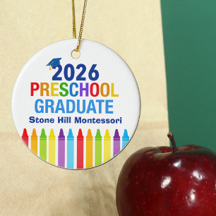 2026 Afgestudeerde Peuter Cute Aangepaste Herinner Keramisch Ornament
