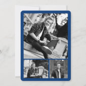 2026 Afgestudeerden Schets 3 Foto Navy Blauwe Afst Kaart (Achterkant)