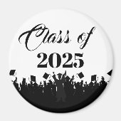 2026 Afstudeer Jaar Verander Aangepaste kleur Magneet (Voorkant)