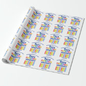 2026 Afstudeercadeau Cute Aangepaste Afgestudeerde Cadeaupapier (Uitgerold)