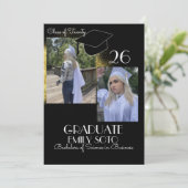 2026 Afstudeercollage Script Goud Zwart Kaart (Staand voorkant)