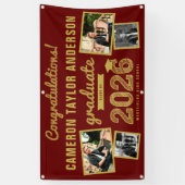 2026 Afstudeerders Vet Schets 4 Foto Afstudeerfees Spandoek (Verticaal)